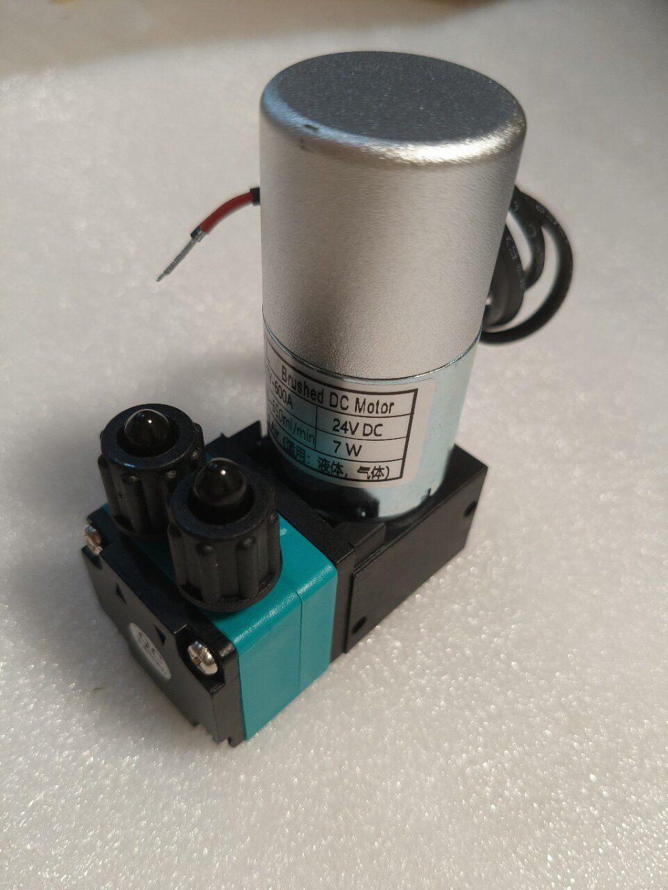 真空泵隔膜泵抽墨泵喷码机7w大流量650ml/min