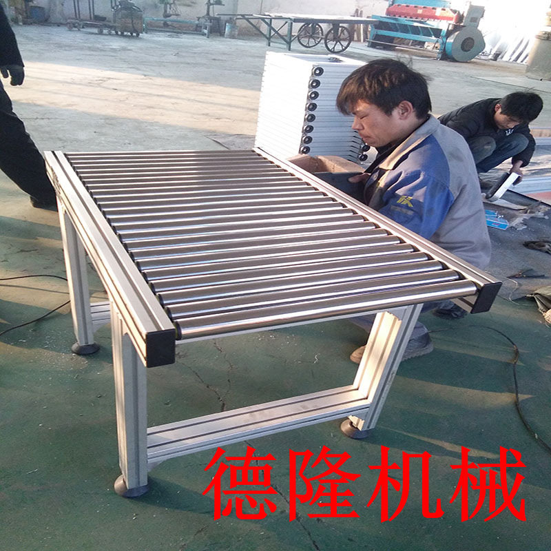 滚轮滚轴输送机滚筒排辊筒输送机输送设备滚筒转弯输送线