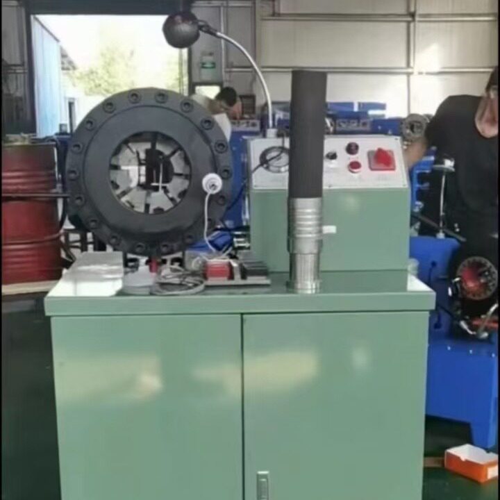胶管锁管机油管扣压机脚手架钢管压管机液压油管缩管机金属加工