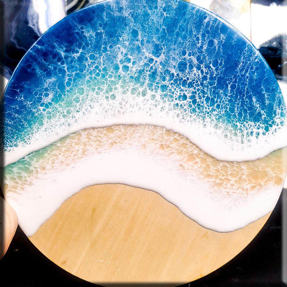 流体画环氧树脂灌注高透滴胶DIY材料卷猫全套色膏涂鸦河流桌海浪