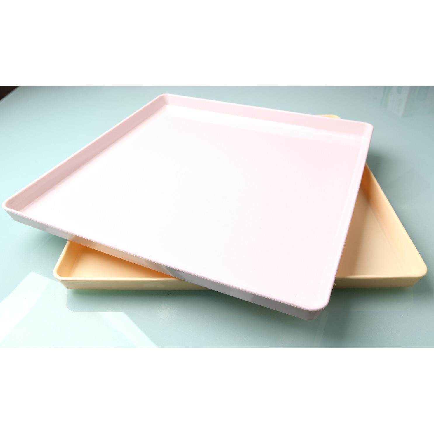 43X43CM正方形托盘  ABS塑料饼盘  饼房陈列用品 西点慕斯专用