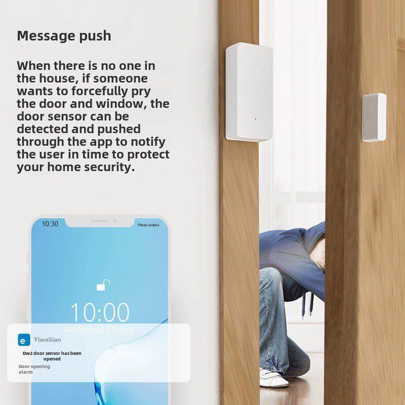 易微联SONOFF智能门磁感应器WiFi开关防盗开门门窗反馈传感器家用