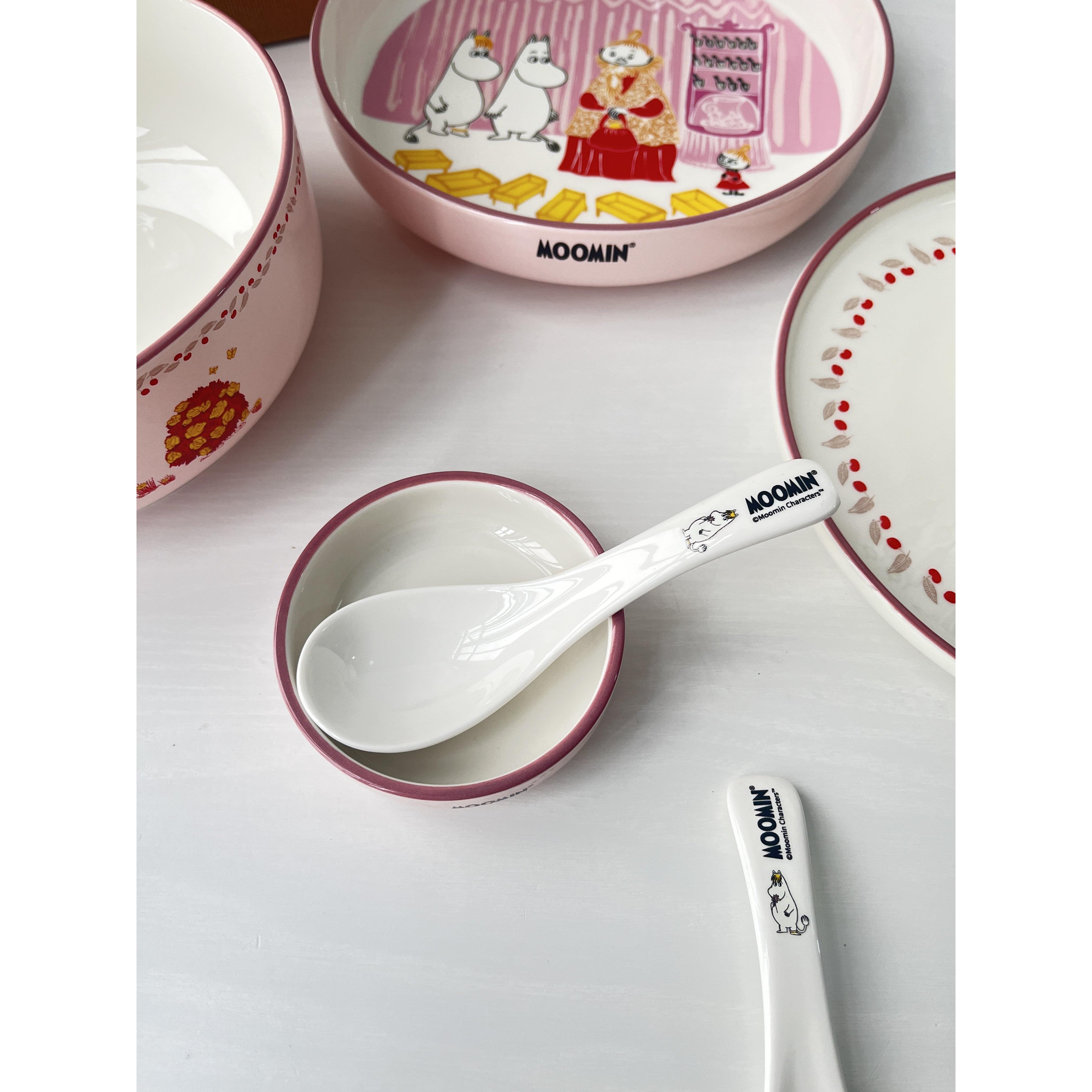 Moomin 姆明餐具陶瓷勺子家用儿童勺高颜值吃饭小勺子汤勺咖啡勺