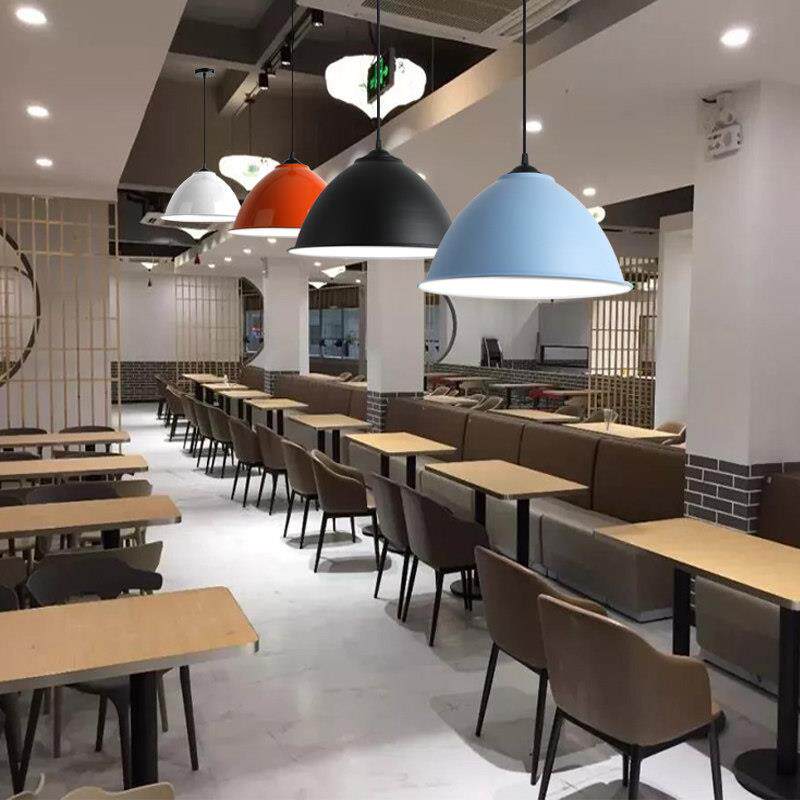 吊灯简约现代工业风餐厅创意个性美发店理发店灯发廊专用单头灯罩