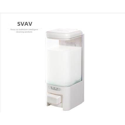 瑞沃 V-8101 皂液器 挂壁式手动皂液器 洗手液盒单格500ML