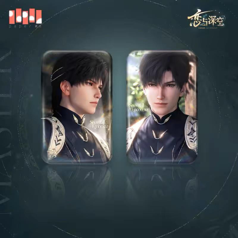 【包邮正版】恋与深空黎深·九黎司命系列方形吧唧徽章游戏周边