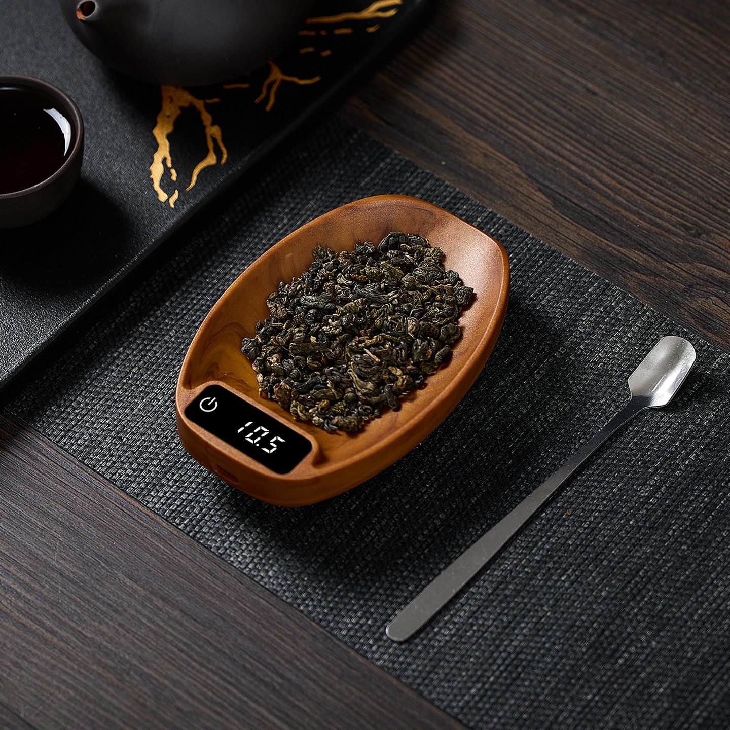 富甲一方电子茶则秤茶叶电子秤克称茶称电子量茶器专用茶具配件