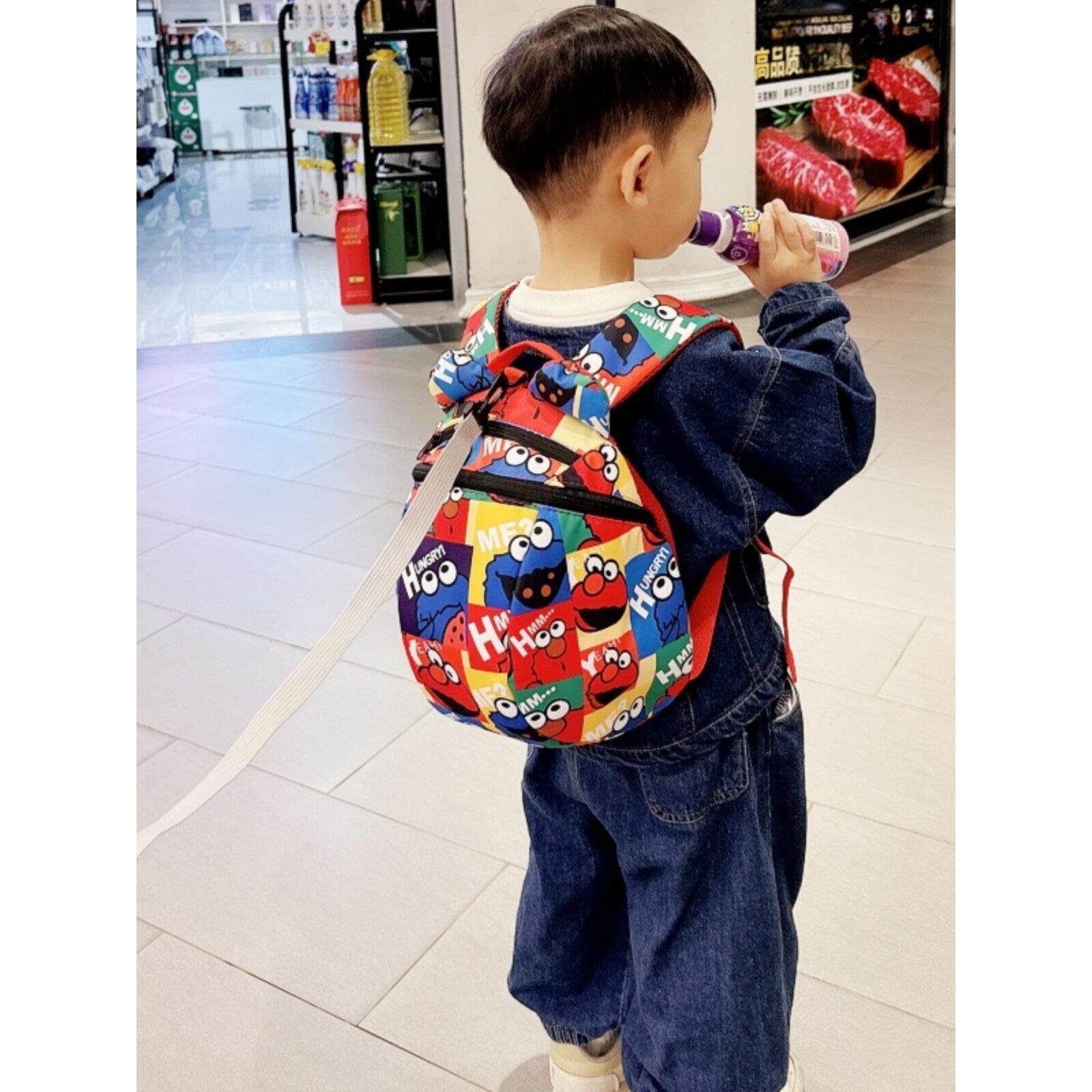 2025新款幼儿园书包小班男童儿童外出小背包女孩双肩旅行包防走失