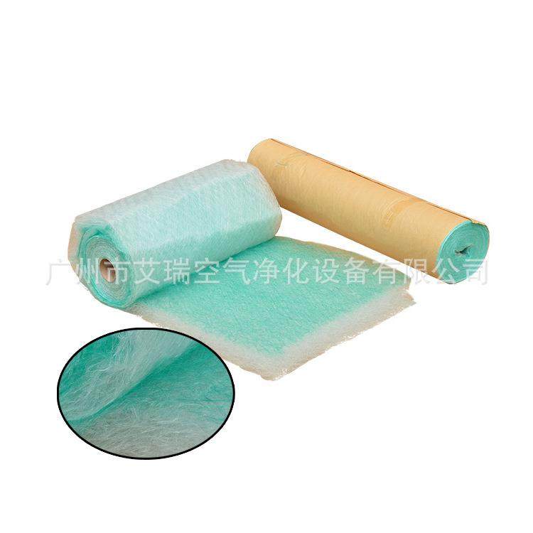 G4漆雾过滤棉绿白玻璃纤维漆雾毡地棉阻漆网油漆过滤棉