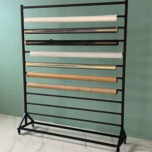 可移动车衣改色膜车膜纺织面料布匹桌布样品展架太阳膜样品展架