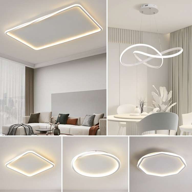 客厅吸顶灯2022年新款家用现代简约方形led卧室灯具全屋套餐组合