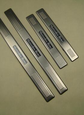 适用于奔驰benzW202不锈钢带灯门槛条迎宾踏板doorsill