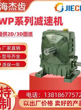 wpdx蜗轮蜗杆减速机卧式微型齿轮减速箱WPDX200速比1/40gearbox