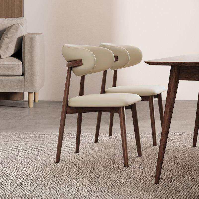 北欧实木餐椅家用现代简约靠背椅子网红轻奢高级感饭店餐厅餐桌椅