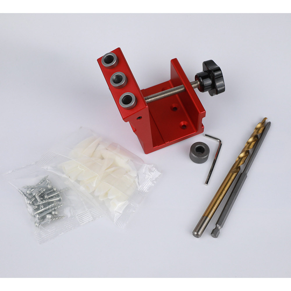 HUOTO木工斜孔夹具斜孔器打孔器板式家具打孔器木工工具