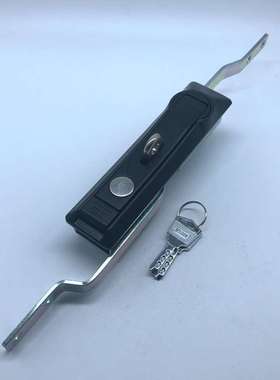 MS828-3三点挂锁黑色连杆锁，电柜门锁，配电箱门锁，机箱机柜锁