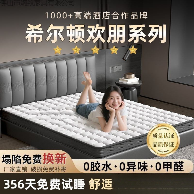 天然护脊椰棕床垫乳胶家用卧室棕榈环保棕垫防螨透气榻榻米垫