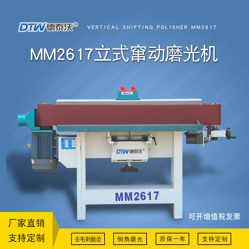 木工机械MM2617立式窜动砂光机床砂带机工业级重型抛光机打磨光机图片