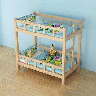 学生宿舍上下铺床托管午休实木上下床位双层实木床架子床定至