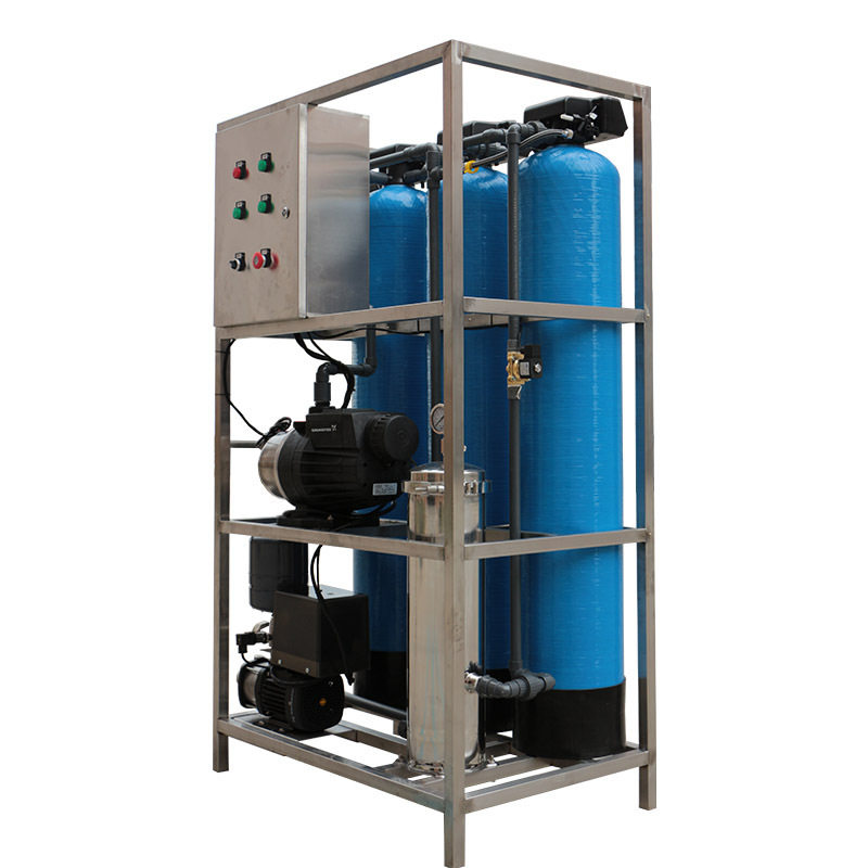 小型井水全自动过滤软化设备软水器 家用去硬除水垢软化水装置