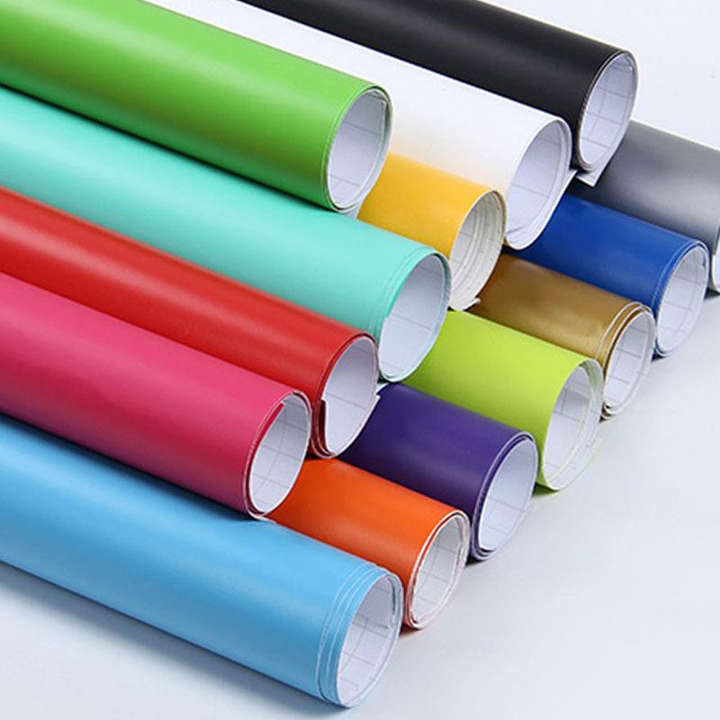 整车改装贴膜哑绿白紫色车身哑面改色膜全车身哑光贴纸带导气槽