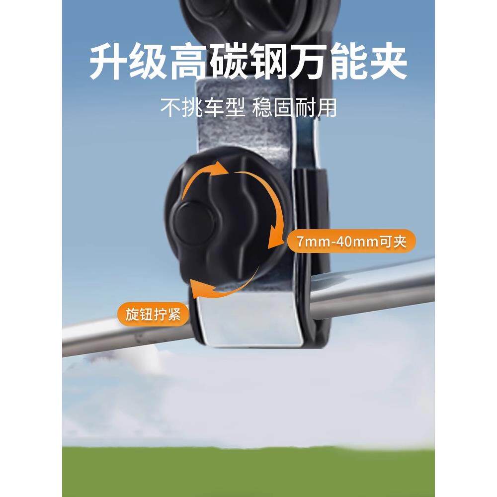 ∷婴儿车遮阳雨伞固定器宝宝车太阳撑伞夹支架儿童推车遛娃防