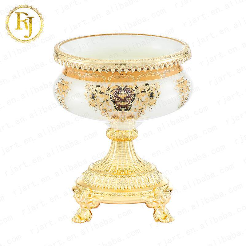 中亚哈萨克欧式果盘中东中亚餐桌餐具礼仪用品轻奢工艺品摆件