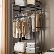 转角挂衣架落地卧室网红衣帽架衣服家用小型收纳架可移动置物架子