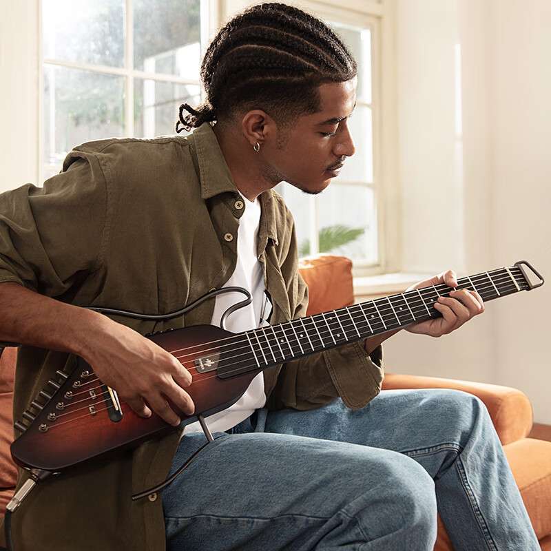 唐农（DONNER）轻音吉他HUSH-1民谣吉他便携木吉他初学者