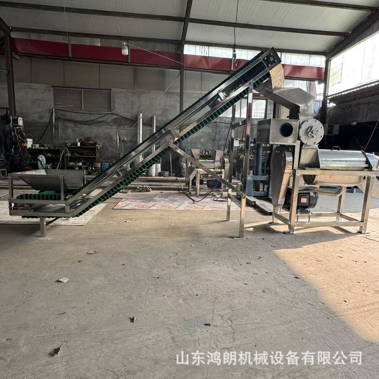 工业大产量鲜果粉碎脱汁机  大型鲜榨芒果去核打浆机 压榨脱汁机