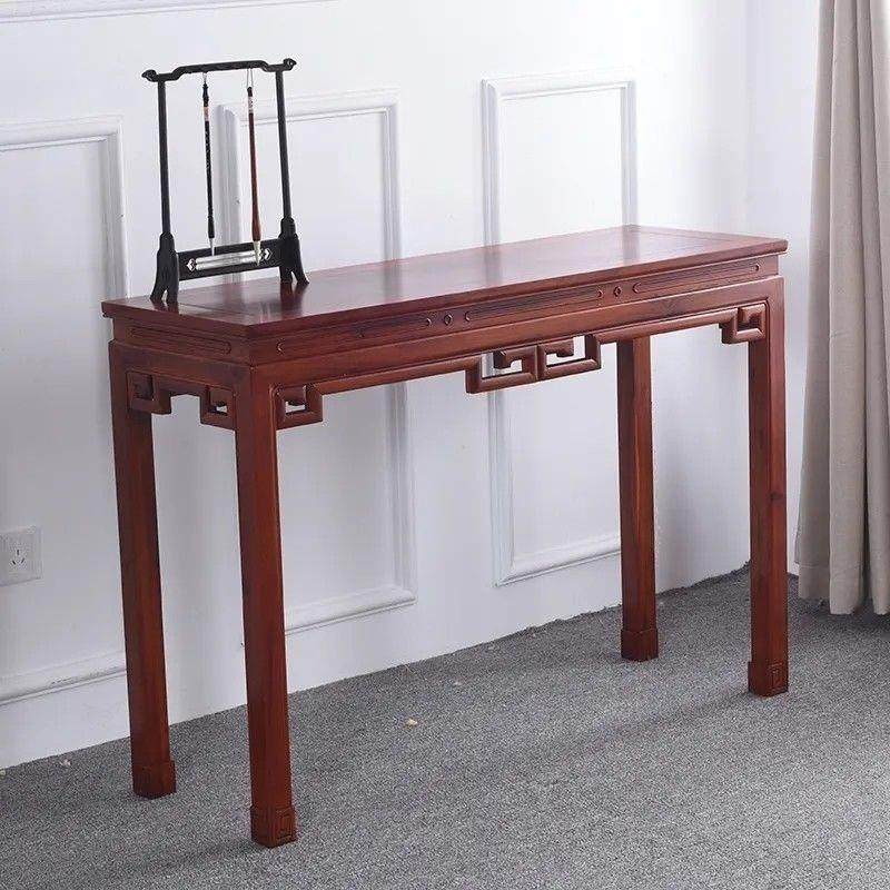 书桌赞比亚家具血檀画案实木古典书画办公桌中式仿古书法画桌