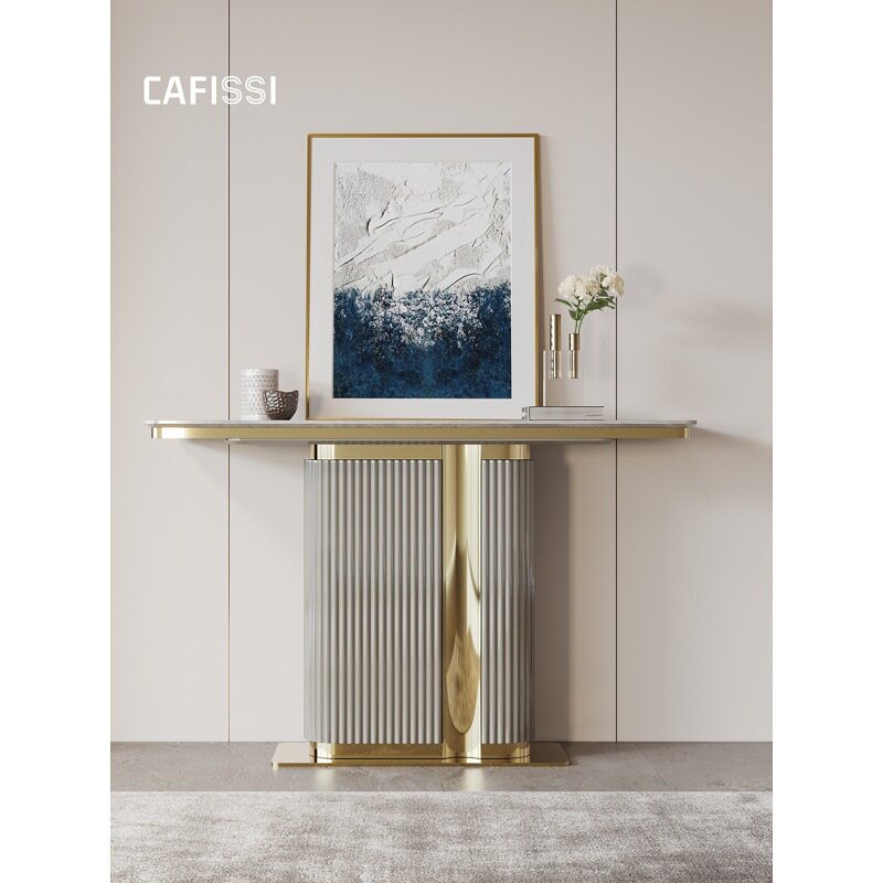 Cafissi意式轻奢大理石玄关柜