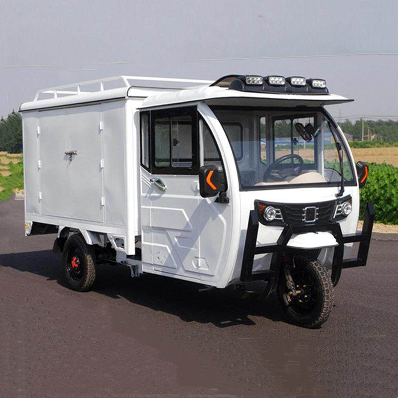 供应1米8箱长百世邮政汇通申通快递车可配油电两用增程器车子