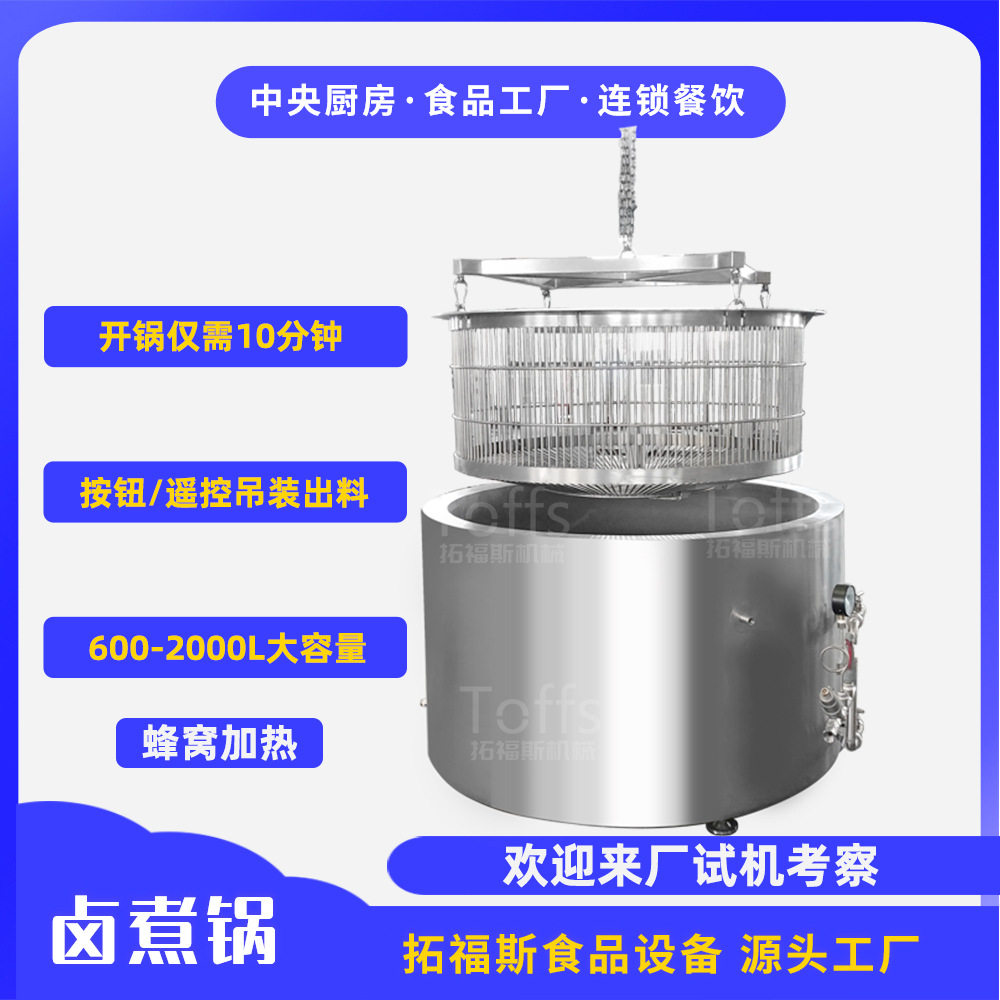 把子肉大块肉焯水卤煮锅 一锅多用多功能大容量蒸汽夹层卤煮锅