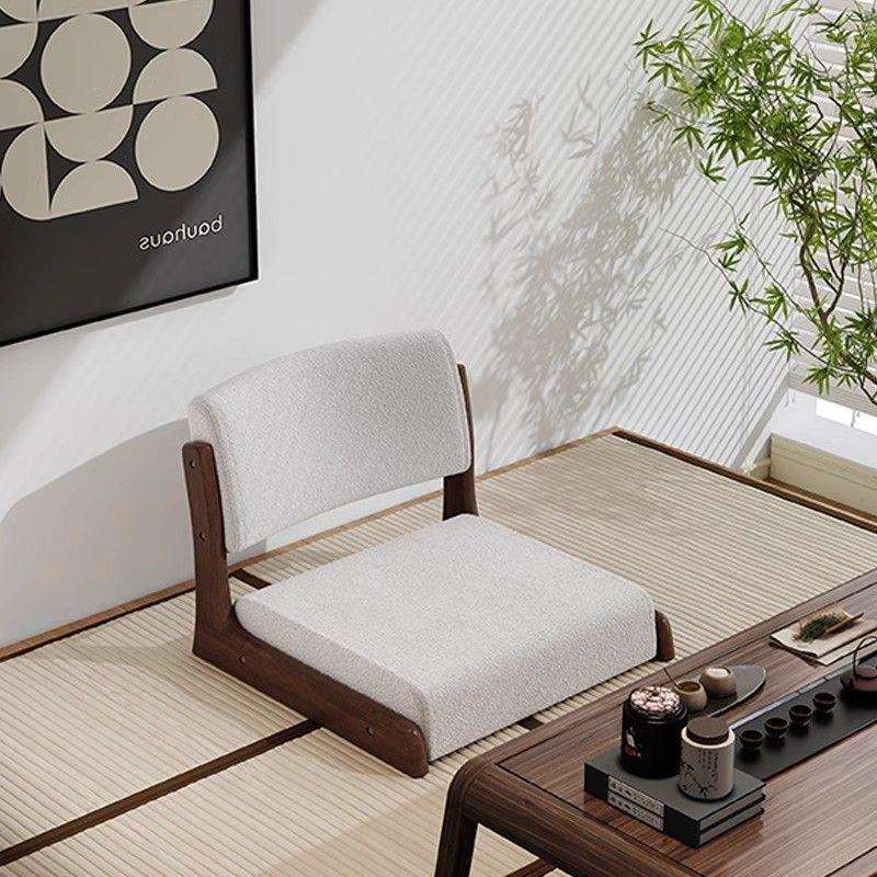 日式实木榻榻米座椅飘窗椅子民宿家用床上靠背椅休闲区布置小矮凳