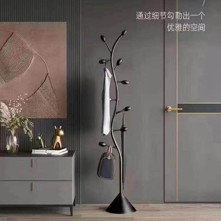 服装店展示架落地多色挂衣架卧室空间利用神器轻奢玄关个性衣帽架