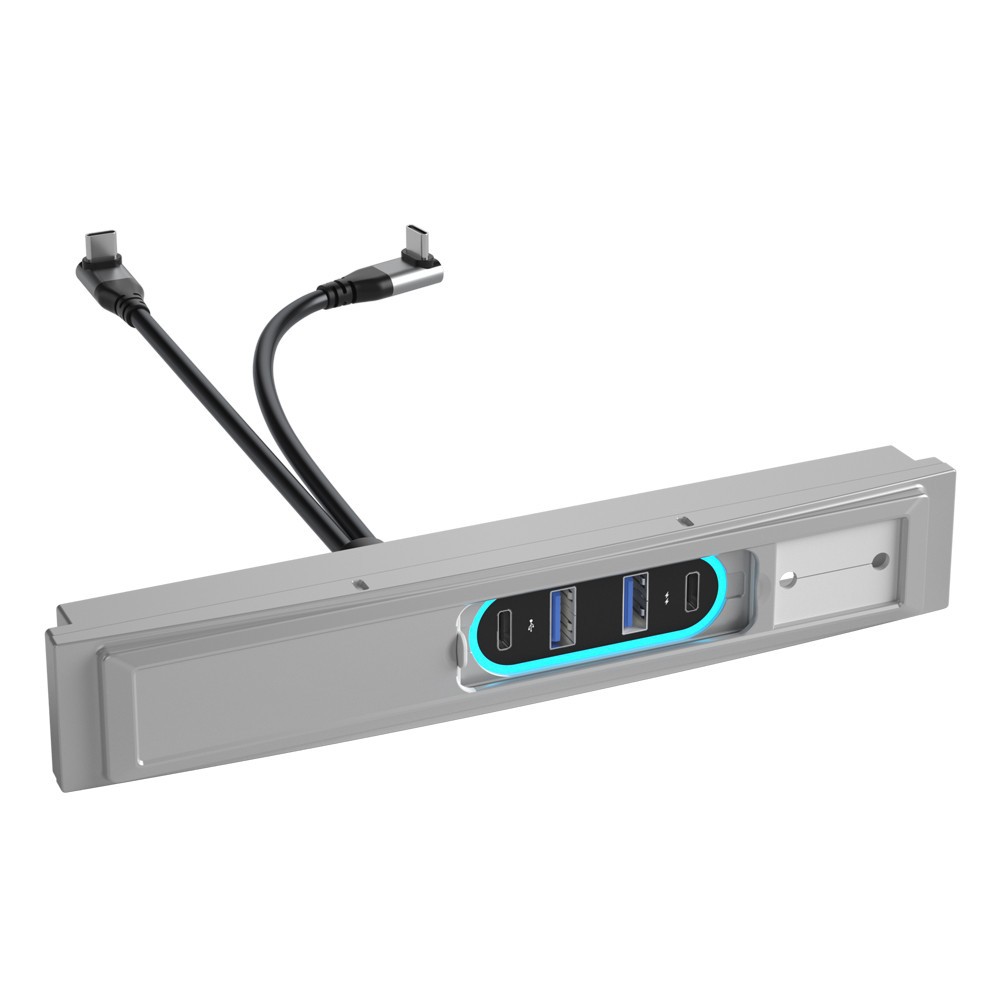车载充电器适用model3/y中控拓展坞充电分线器USB 转接口