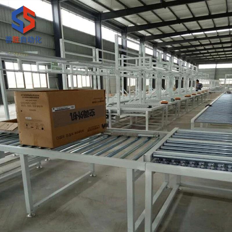 无动力滚筒流水线手推线滚筒输送机不锈钢滚轴线托辊输送线输送线