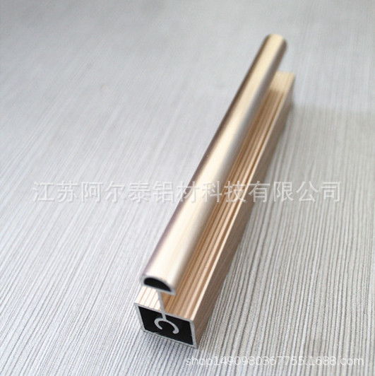 供应电泳香槟移门铝型材推拉移门铝型材包覆移门铝型材