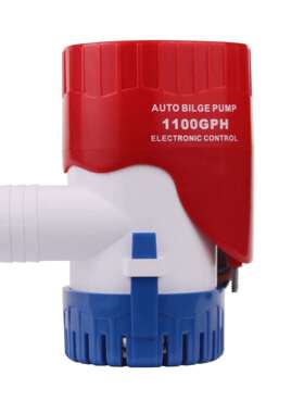 新品电子控制泵12V爆款自动舱底排水泵智能潜水泵探针泵1100GPH