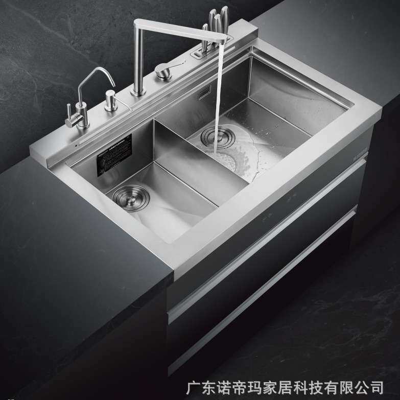 诺帝玛多功能集成水槽AX7009消毒碗柜集成水槽
