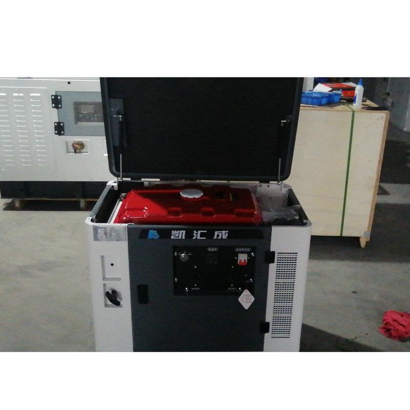 KH10000E静音便携式汽油发电机8kw三相便携式汽油发电机