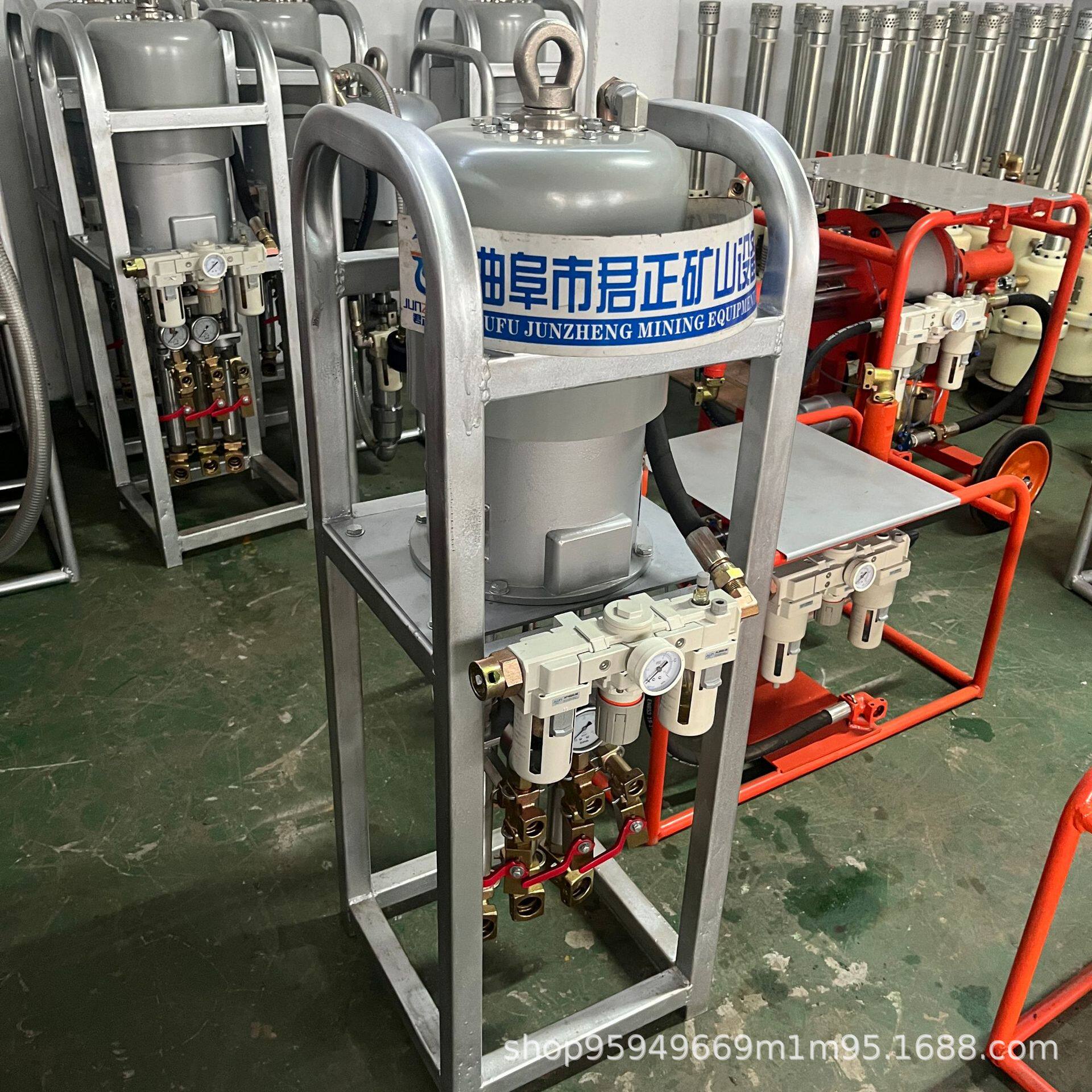 三缸双液多比例气动注浆泵3ZBQS-10/10型煤矿用立式注浆机