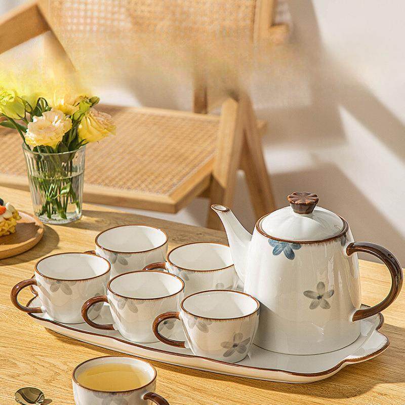 茶壶凉水壶新款高颜值茶壶茶具耐高温陶瓷大容量水具套装家用客厅,畜牧/养殖物资,畜牧/养殖器械,淘宝优惠券,粉丝福利购,淘宝优惠卷