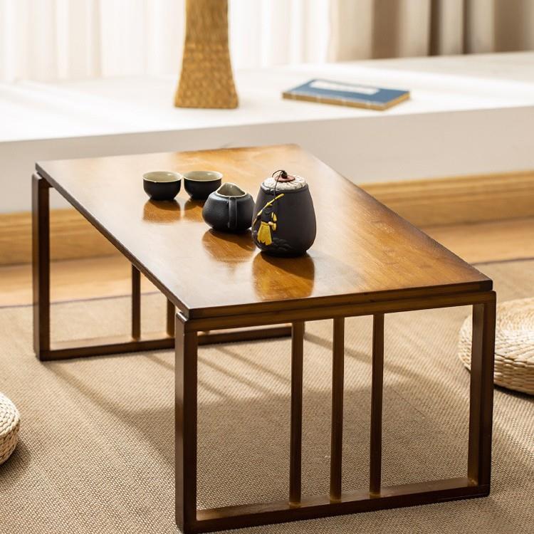 楠竹飘窗小茶几榻榻米日式矮桌子茶桌小桌子卧室坐地折叠炕桌直销