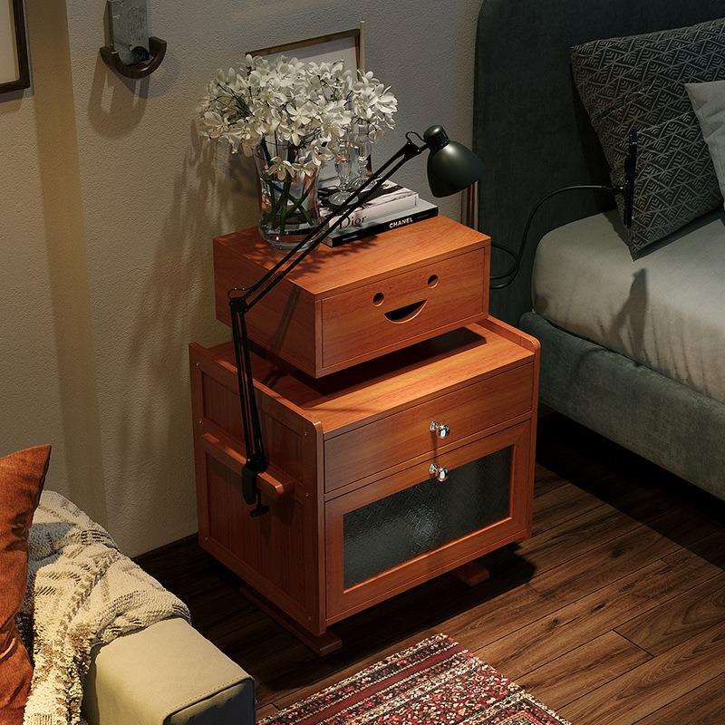 机器人床头柜家用卧室可移动北欧现代小型床边收纳柜多功能置物架