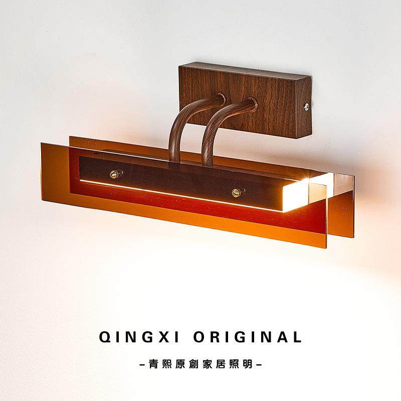 中古壁灯卧室床头灯法式复古玄关壁画灯客厅照画灯南洋风做旧墙灯