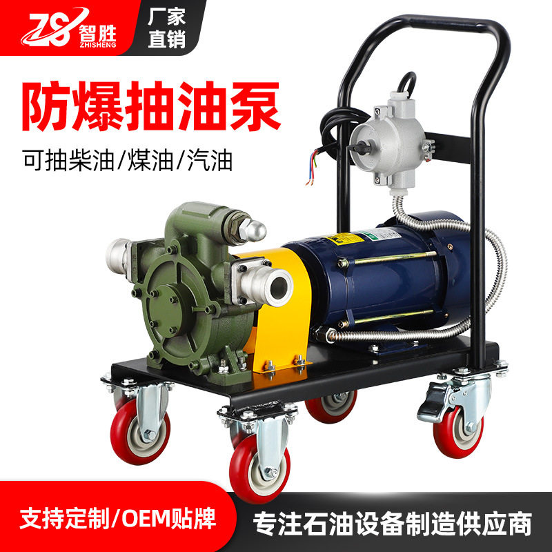 大流量汽油柴油防爆自吸抽油泵快速卸油设备12V24V220V380v抽油泵