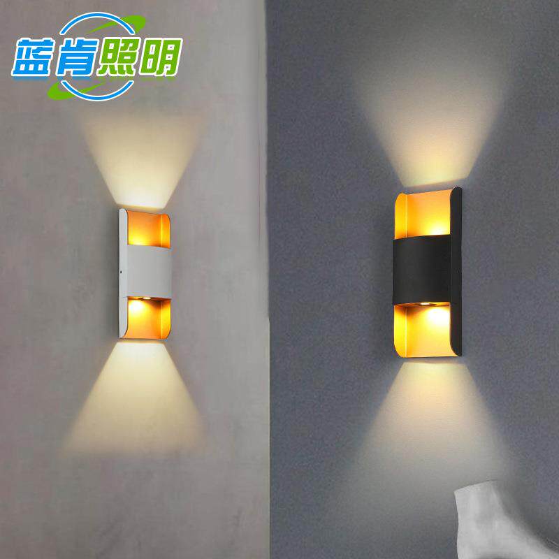 新品LED户外壁灯创意别墅外墙庭院防水壁灯简约卧室过道灯具