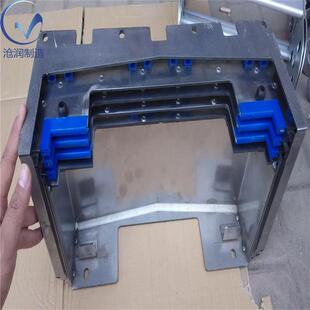 钢板防护罩机床导轨伸缩护板铣床加工中心防切屑不锈钢防护罩